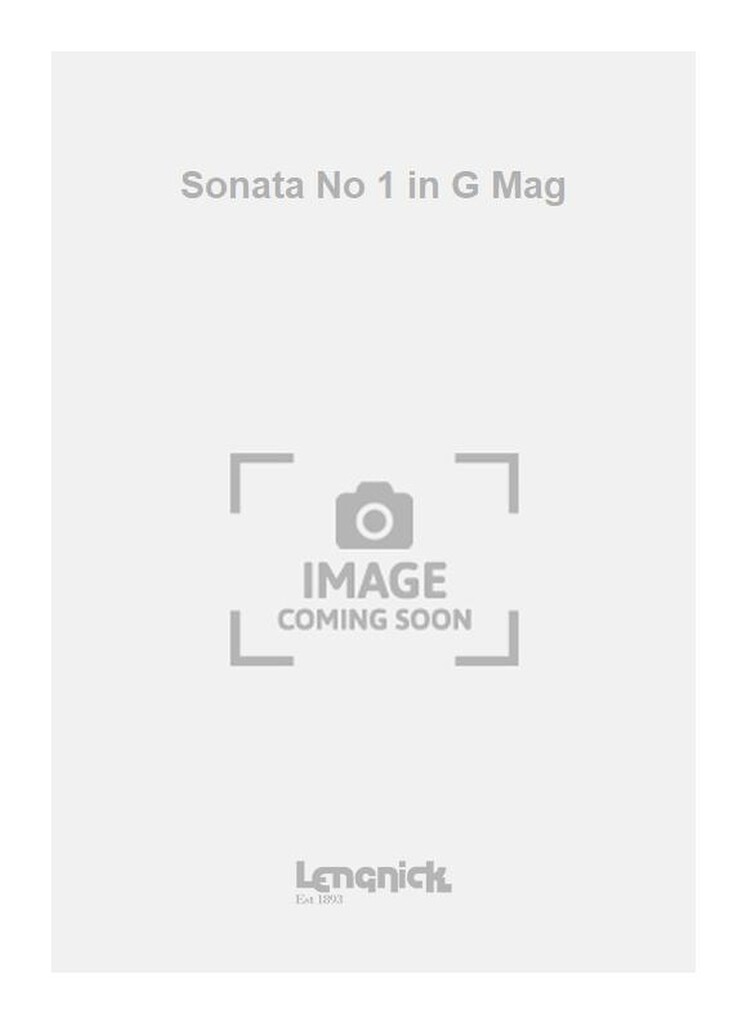 Sonata No 1 in G Mag
